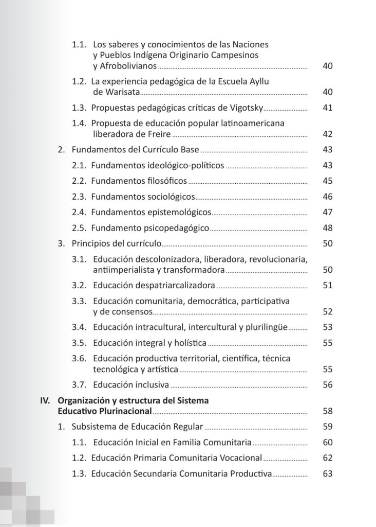 Índice de Currículo Base Del Sistema Educativo Plurinacional (MINEDU) PDF (2)