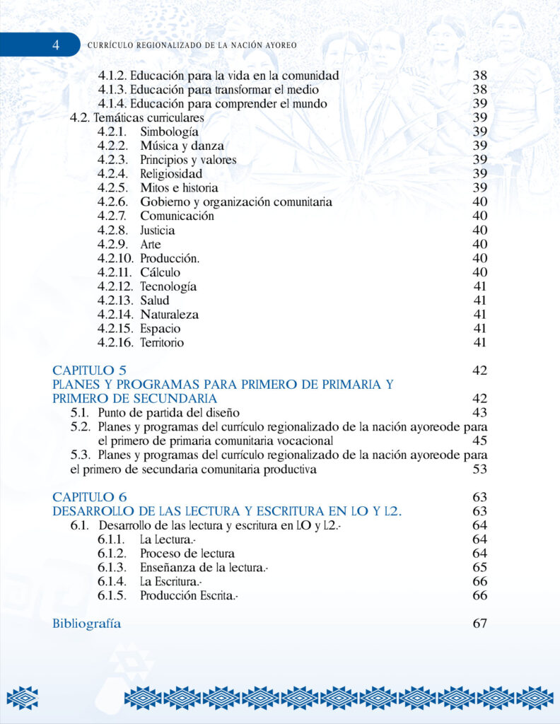 Índice de Currículo Regionalizado de la Nación AYOREO (MINEDU) PDF (2)