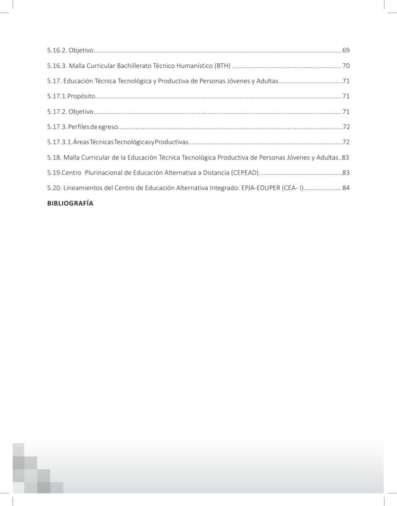Lineamientos Curriculares - Educación de Personas Jóvenes y Adultas (MINEDU) PDF 6 Índice de Lineamientos Curriculares - Educación de Personas Jóvenes y Adultas (MINEDU) PDF (4)