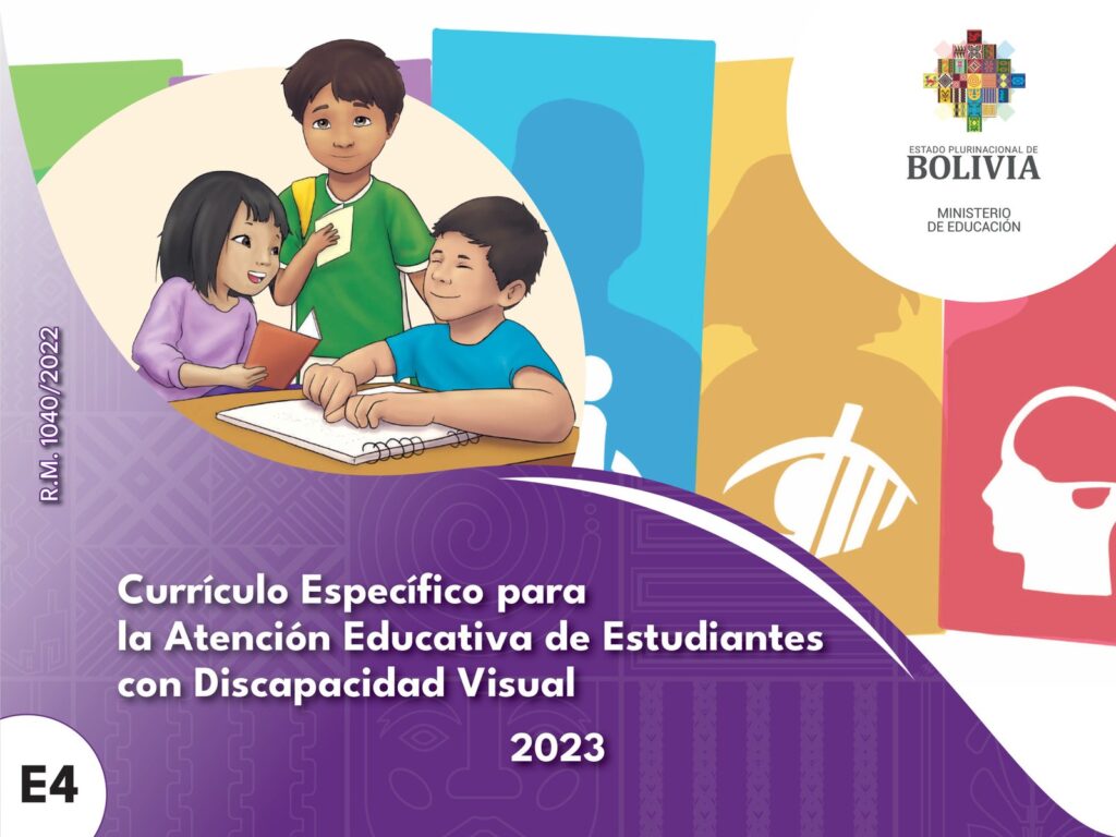 Currículo Específico para la Atención Educativa de Estudiantes con Discapacidad Visual (MINEDU) PDF 1 portada curriculo especifico atencion educativa estudiantes discapacidad visual
