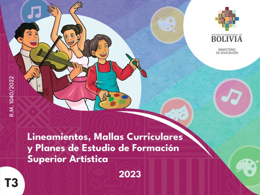 Lineamientos, Mallas Curriculares y Planes de Estudio de Formación Superior Artística (MINEDU) PDF 1 portada lineamientos mallas curriculares planes estudio formacion superior artistica