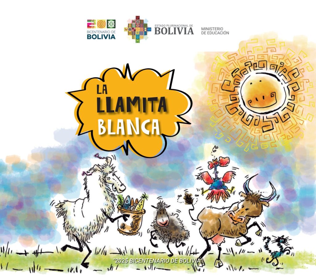 La llamita blanca 2do de Inicial (MINEDU) PDF 1 portada llamita blanca segundo inicial