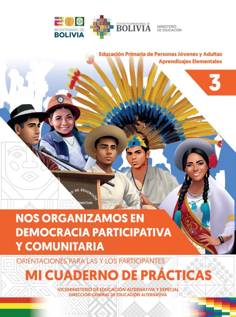 Mi Cuaderno de Prácticas 3 - Nos Organizamos en Democracia Participativa y Comunitaria (MINEDU) PDF 1 portada mi cuaderno practicas 3 nos organizamos democracia participativa comunitaria