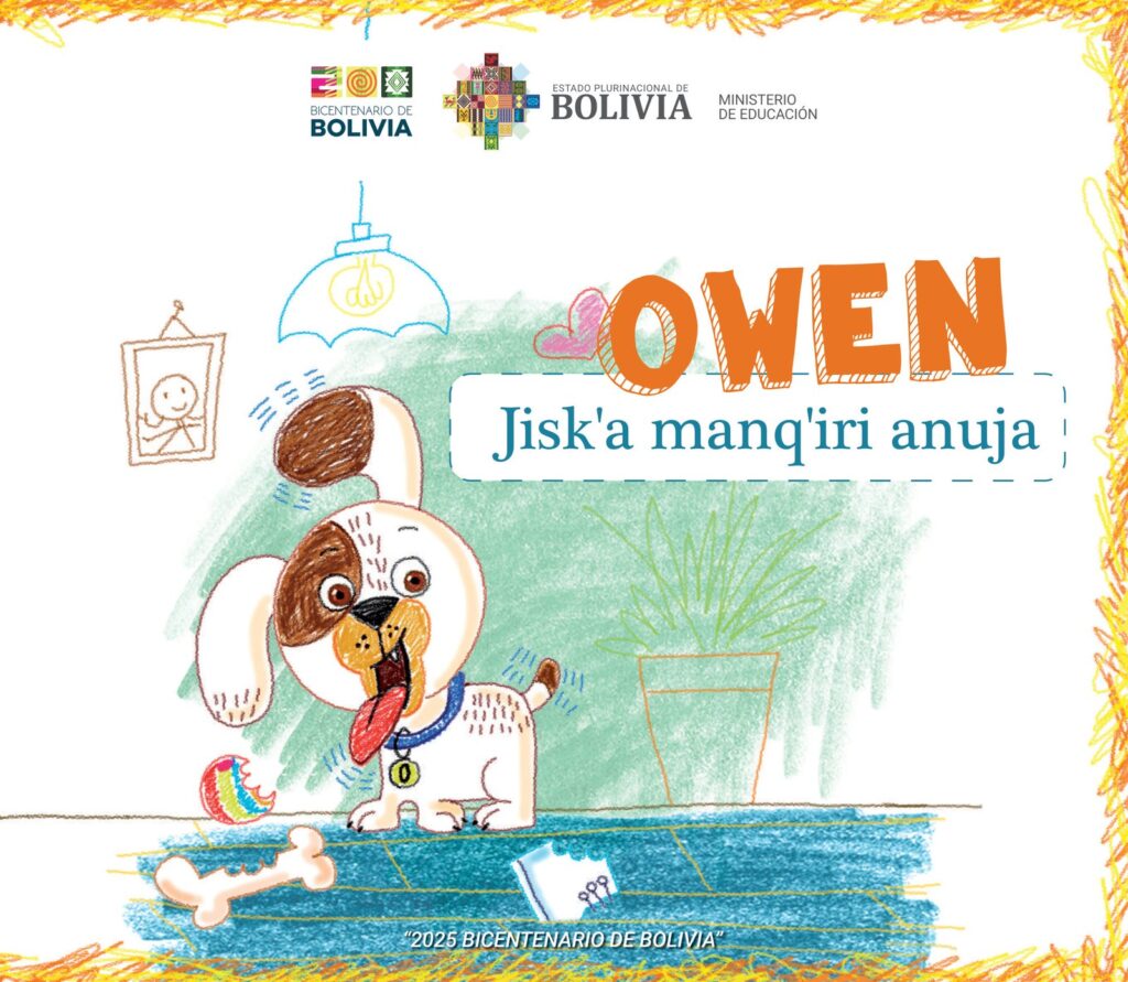 Owen Jisk’a manq’iri anuja (Aymara) 2do de Inicial (MINEDU) PDF 1 portada owen jiska manqiri anuja aymara segundo inicial