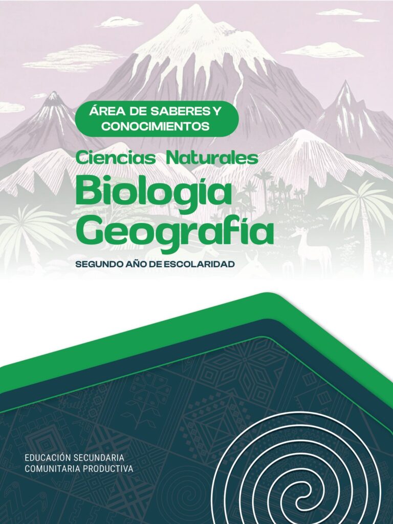 Texto de Biología y Geografía 2do de Secundaria (MINEDU) PDF 1 Portada Texto Biología Geografía Segundo Secundaria