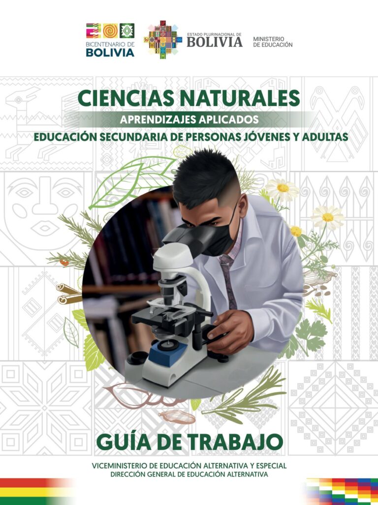 Texto de Ciencias Naturales - Aprendizajes Aplicados (MINEDU) PDF 1 Portada Texto Ciencias Naturales Aprendizajes Aplicados