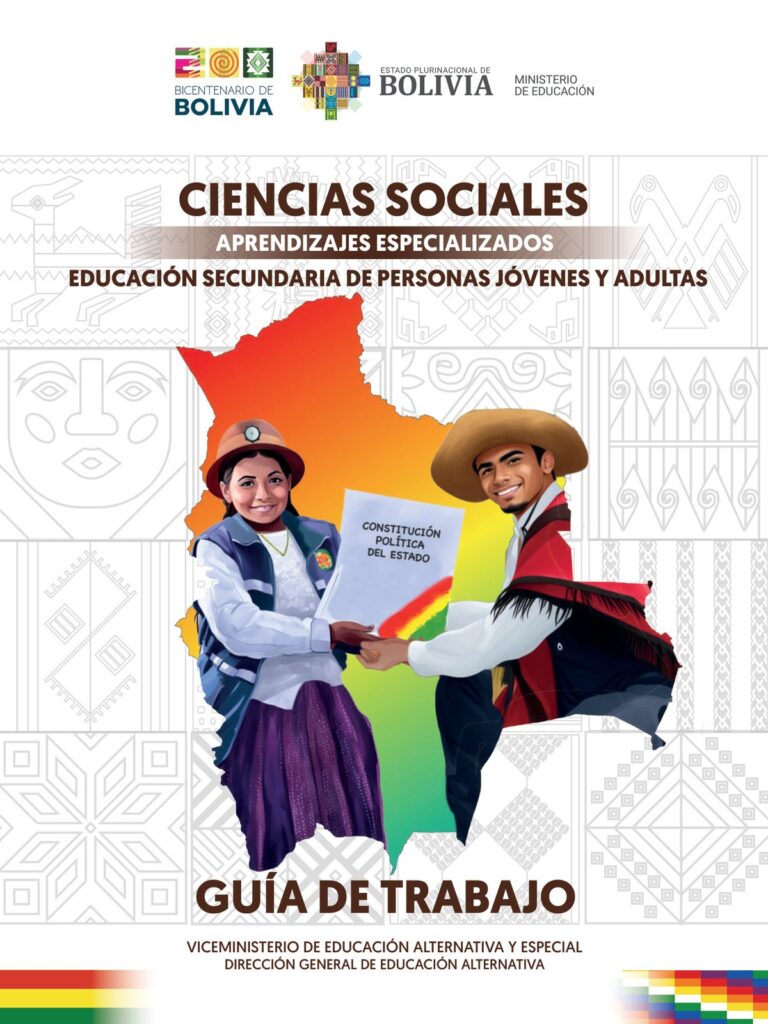 Texto de Ciencias Sociales - Aprendizajes Especializados (MINEDU) PDF 1 portada texto ciencias sociales aprendizajes especializados