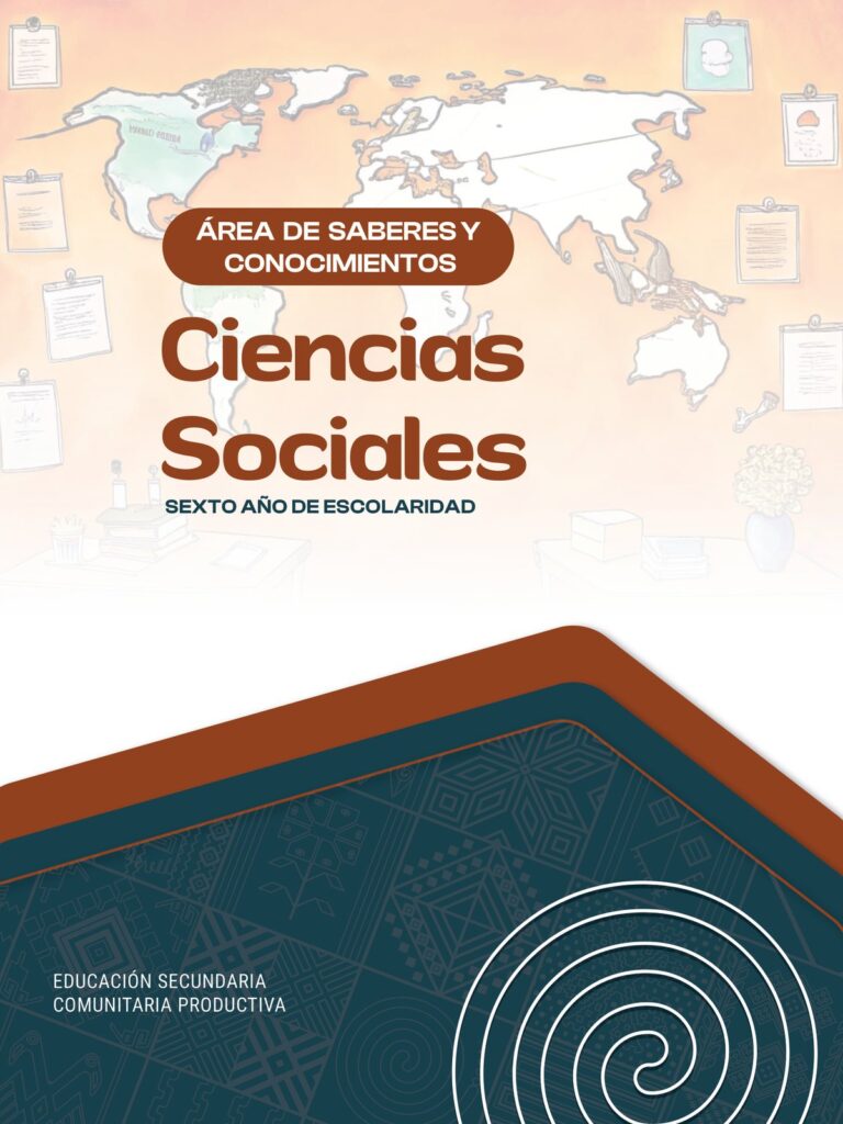 Texto de Ciencias Sociales 6to de Secundaria (MINEDU) PDF 1 portada texto ciencias sociales sexto secundaria