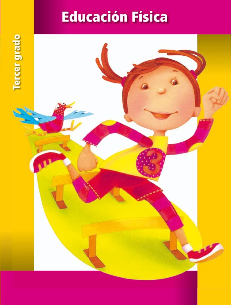 Texto de Educación Física y Deportes 3ro de Primaria (MINEDU) PDF 1 portada texto educacion fisica deportes tercero primaria