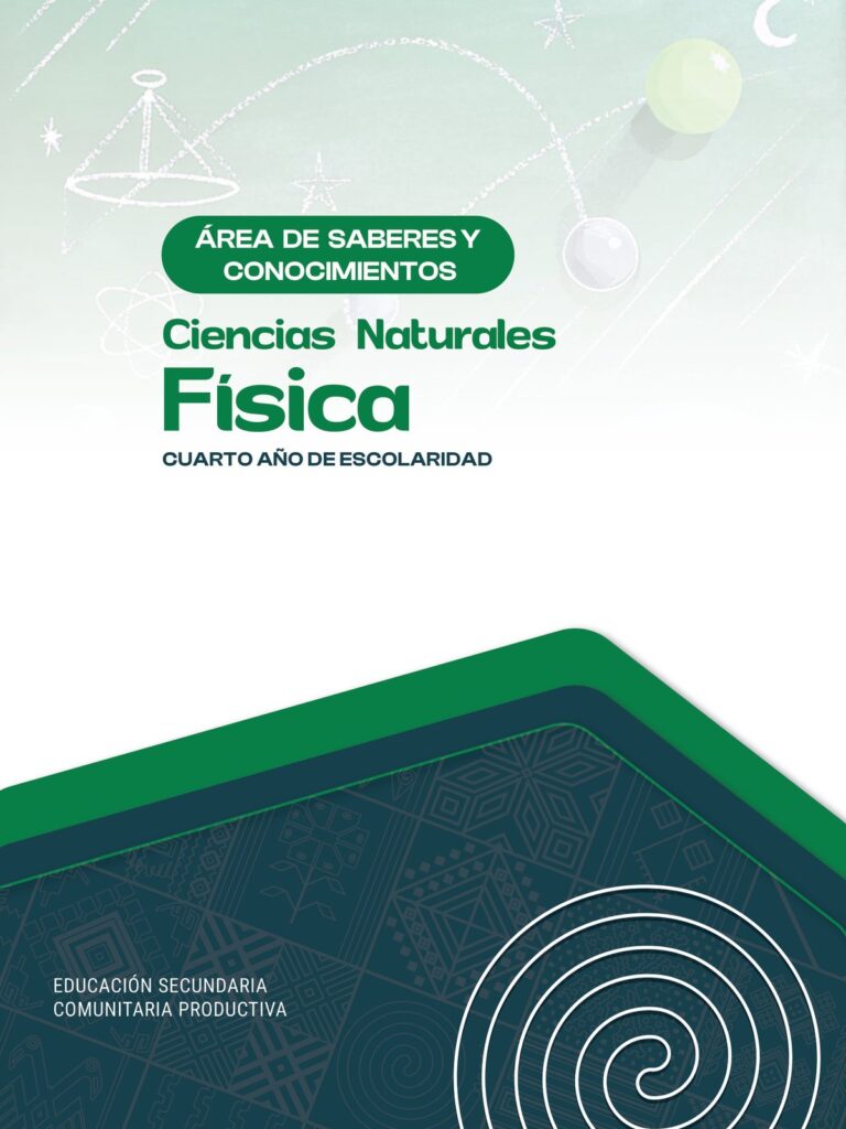Texto de Física 4to de Secundaria (MINEDU) PDF 1 Portada Texto Física Cuarto Secundaria