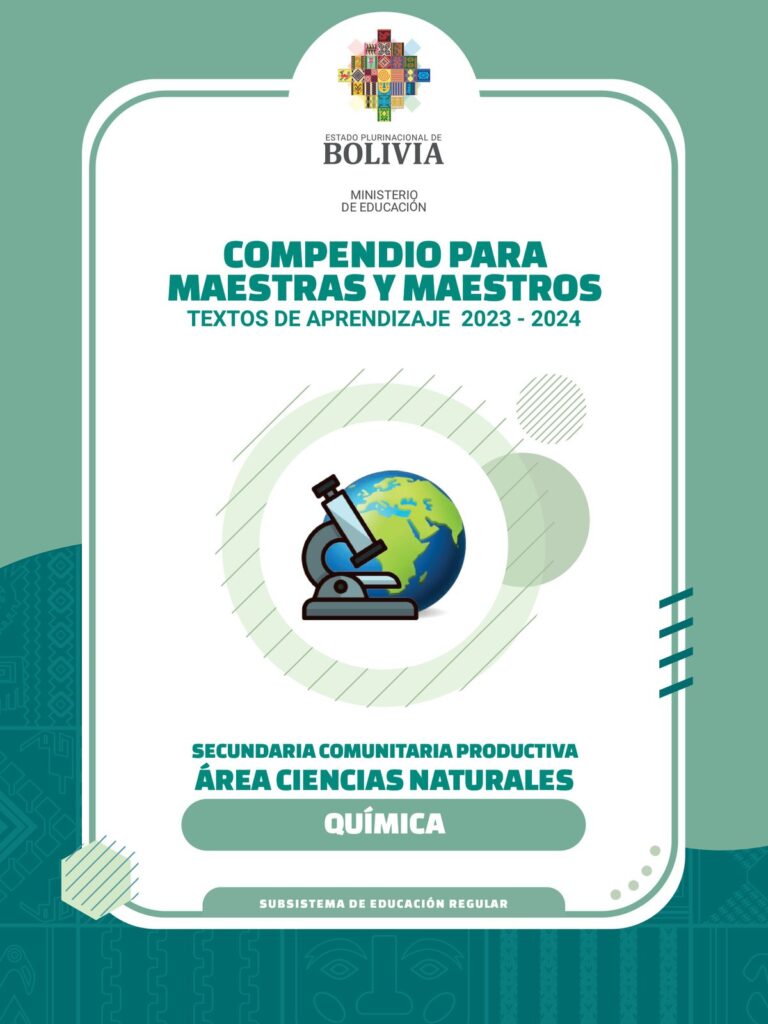 Química Todos los grados de Secundaria - Texto para Maestros (MINEDU) PDF 1 Portada Texto Maestros Química Todos Grados Secundaria