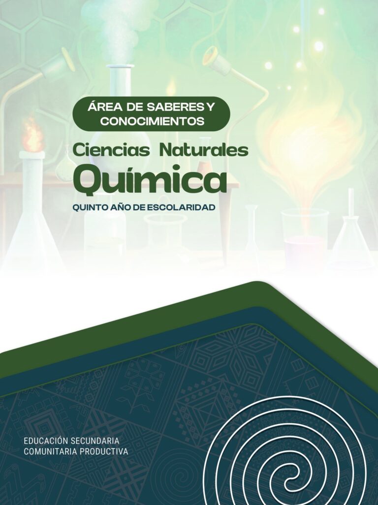 Texto de Química 5to de Secundaria (MINEDU) PDF 1 Portada Texto Química Quinto Secundaria